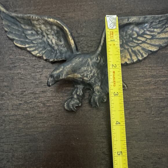 Vintage Eagle Wall Hanging Plaster Handmade MCM Federal American USA Patriotic - Picture 8 of 10